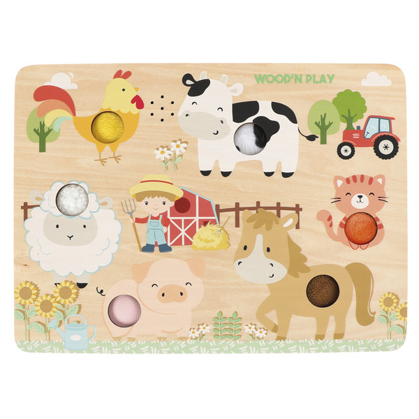 Puzzle animaux sensoriel 