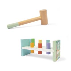 Banc à marteler en bois