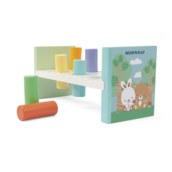 Banc à marteler en bois