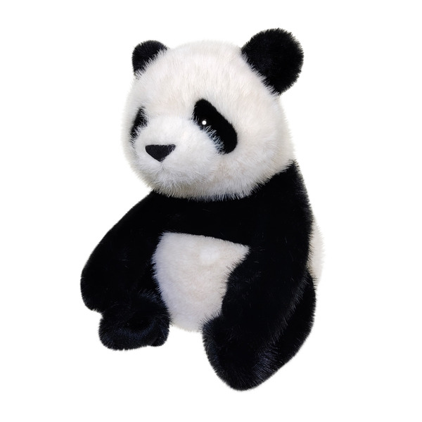 Peluche panda assis 22 cm 