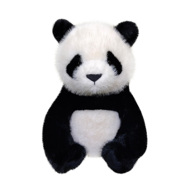 Peluche panda assis 22 cm 