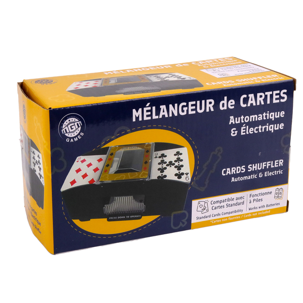 Boitier mélangeur de cartes de poker