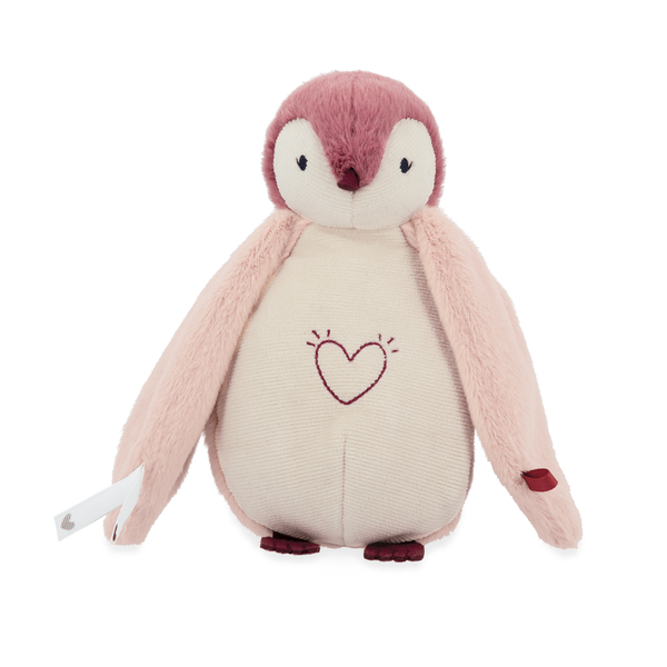 Ma peluche veilleuse manchot rose 20 cm - Complices