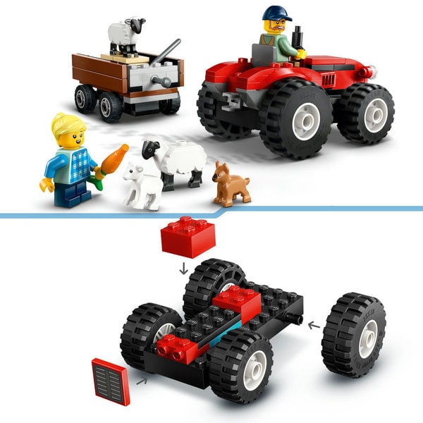 60461 - LEGO® City - Tracteur agricole rouge avec remorque et moutons