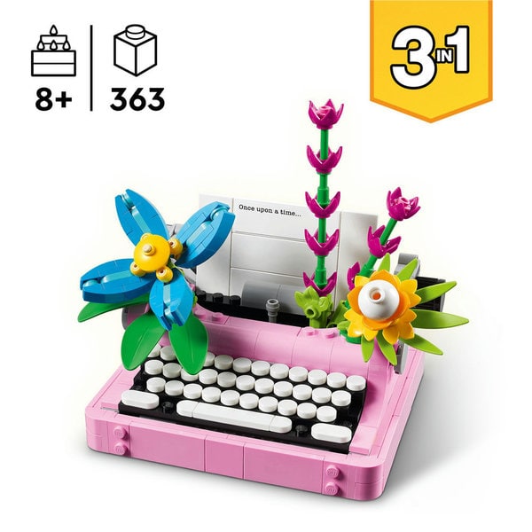 31169 - LEGO® Creator - La machine à écrire avec des fleurs