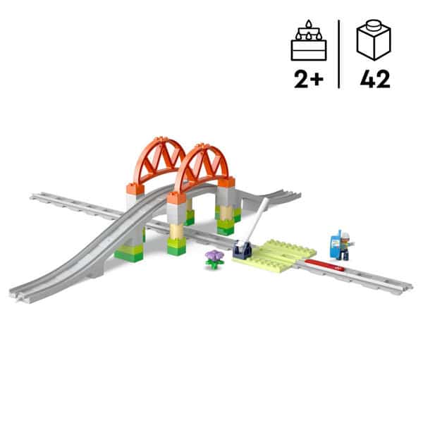 10426 - LEGO® DUPLO - Set d extension : Les rails et le pont du train