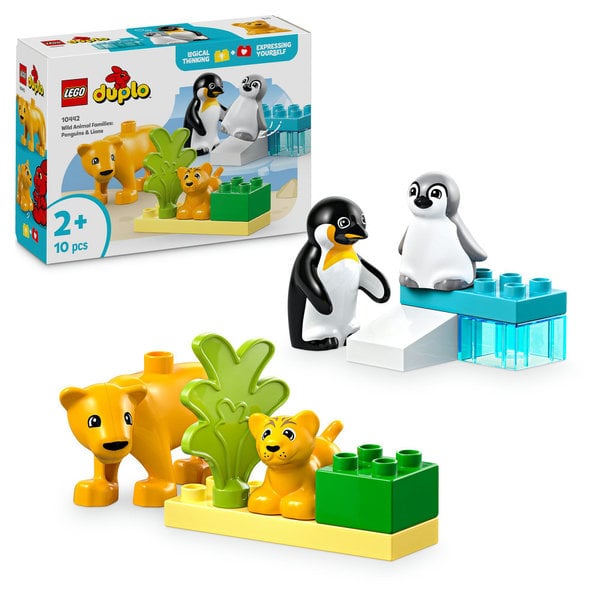 10442 - LEGO® DUPLO - Familles d’animaux sauvages : pingouins et lions