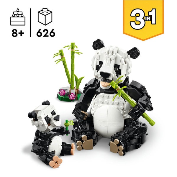 31165 - LEGO® Creator - Animaux sauvages : la famille de pandas