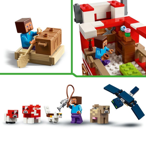 21270 - LEGO® Minecraft - La maison des Champimeuhs