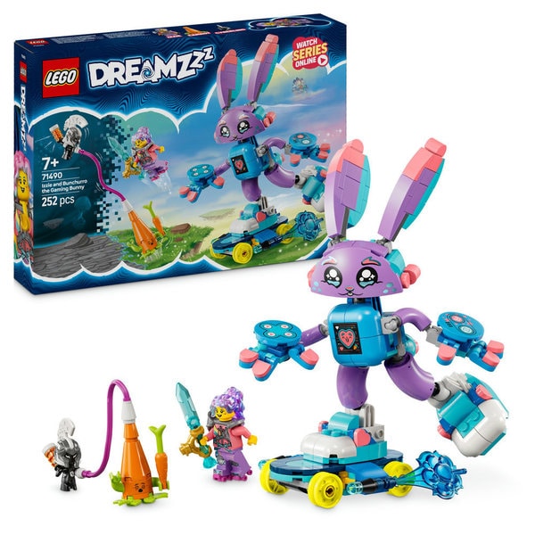 71490 - LEGO® DREAMZzz - Izzie et Bunchurro le lapin Gamer