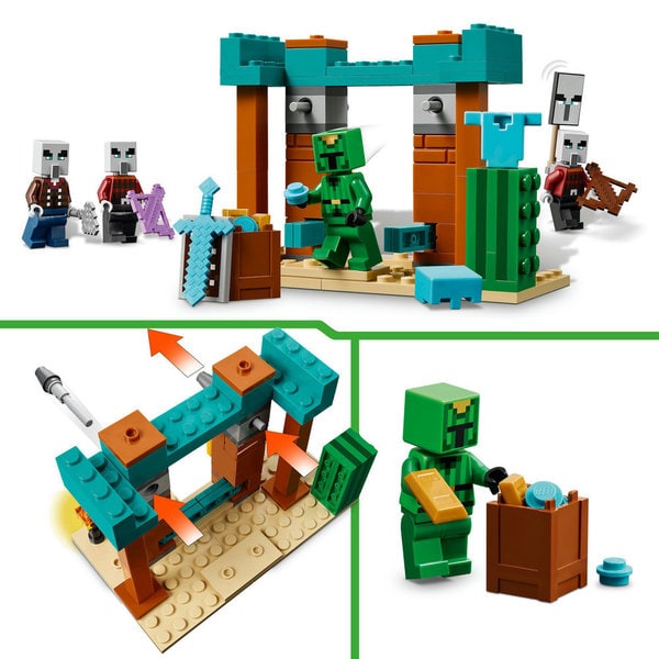 21267 - LEGO® Minecraft - La patrouille d’Illageois du désert