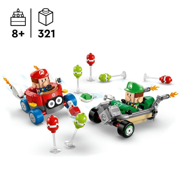 72034 - LEGO® Super Mario - Mario Kart™ – Bébé Mario contre Bébé Luigi