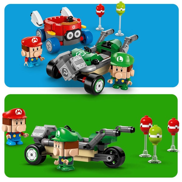 72034 - LEGO® Super Mario - Mario Kart™ – Bébé Mario contre Bébé Luigi