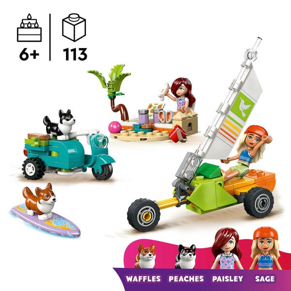 42641 - LEGO® Friends - Chiens surfeurs et aventures en scooter