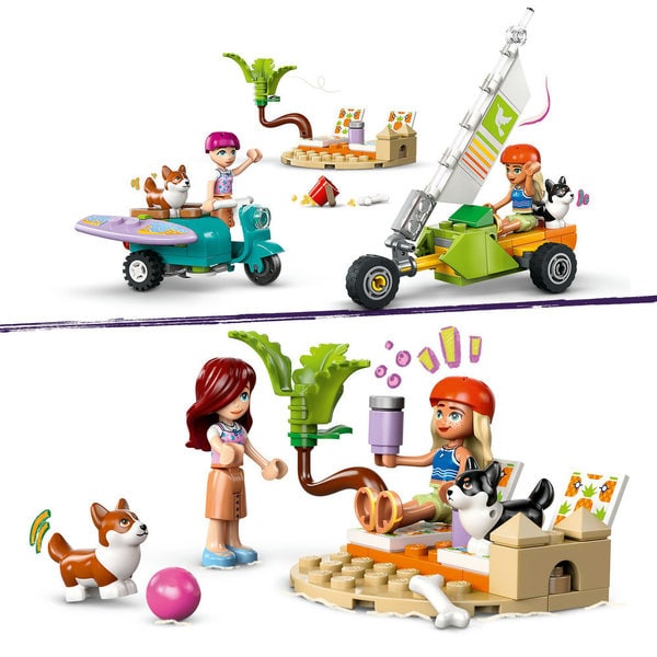 42641 - LEGO® Friends - Chiens surfeurs et aventures en scooter