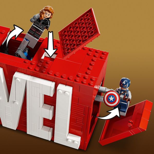 76313 - LEGO Marvel - Logo MARVEL et ses super-héros