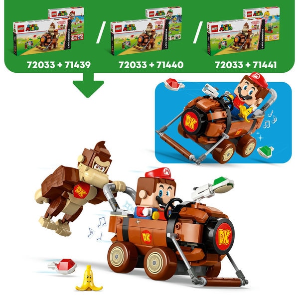 72033 - LEGO® Super Mario - Mario Kart™ – Donkey Kong et DK Jumbo