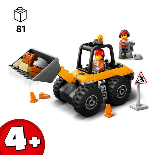 60450 - LEGO® City - La chargeuse de chantier jaune