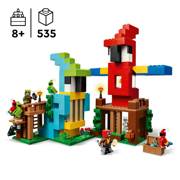 21282 - LEGO® Minecraft - Les Nichoirs des Perroquets