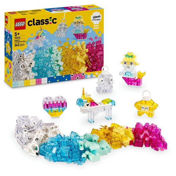 11040 - LEGO® Classic - La Boîte de Briques Transparentes Magiques 