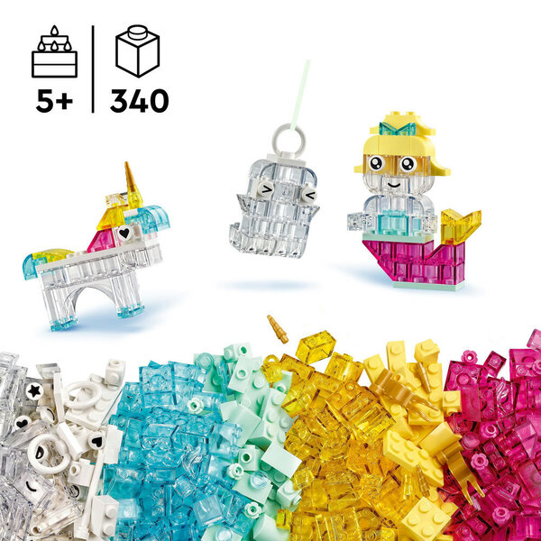 11040 - LEGO® Classic - La Boîte de Briques Transparentes Magiques 