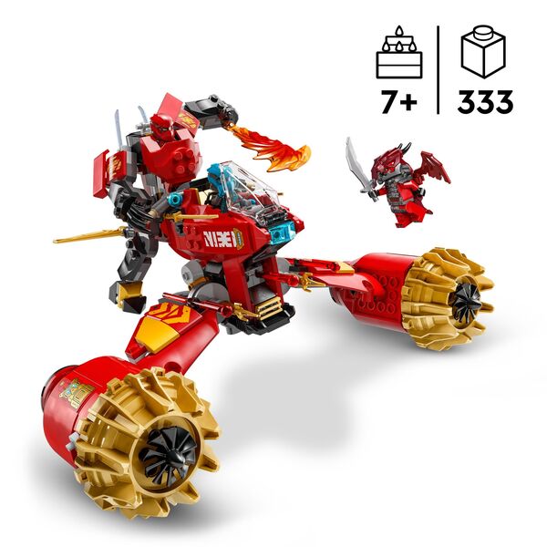 71830 - LEGO® Ninjago - La moto tempête du robot de Kai