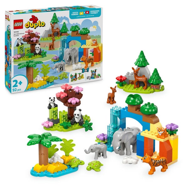 10446 - LEGO® DUPLO - Familles d’animaux sauvages 3-en-1