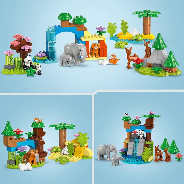 10446 - LEGO® DUPLO - Familles d’animaux sauvages 3-en-1