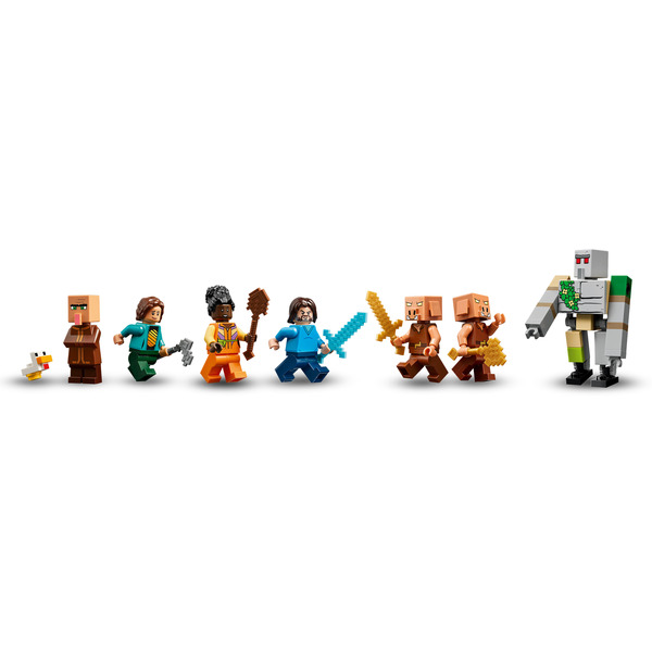 21273 - LEGO® Minecraft - Les Ghasts à l’attaque du village