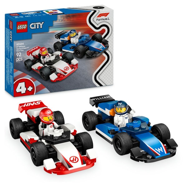 60464 - LEGO® City - Voitures de course de F1® Williams Racing et Haas F1®