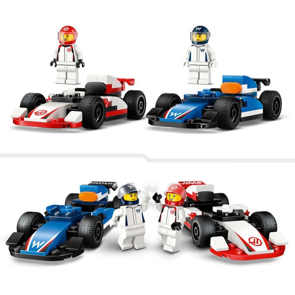 60464 - LEGO® City - Voitures de course de F1® Williams Racing et Haas F1®