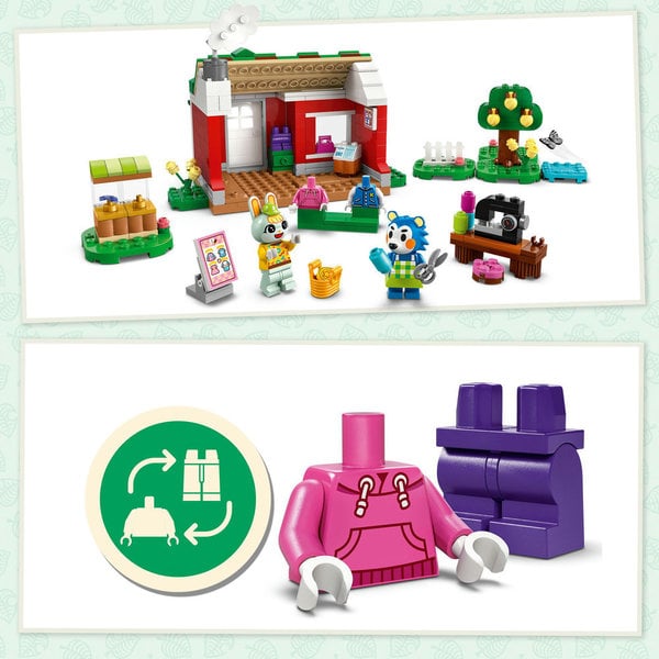 77055 - LEGO® Animal Crossing - Boutique de vêtements des sœurs Doigts de Fée