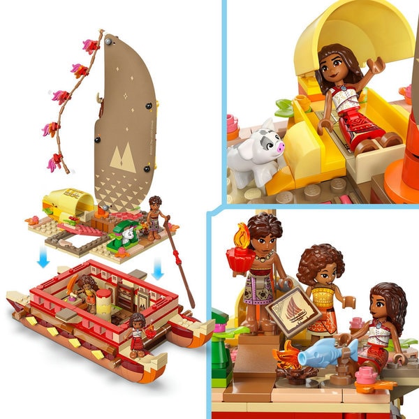 43270 - LEGO® Disney Princess - Le bateau d’aventure de Vaiana