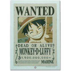 Lampe néon Wanted One piece Luffy