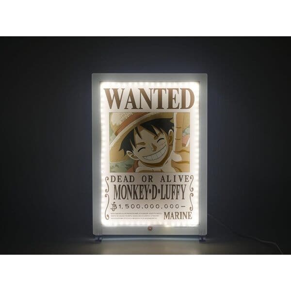 Lampe néon Wanted One piece Luffy