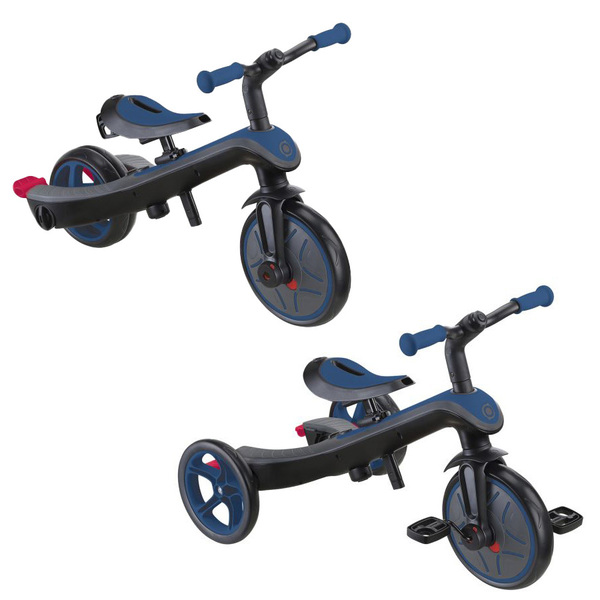 Tricycle évolutif Explorer 4en1 bleu marine