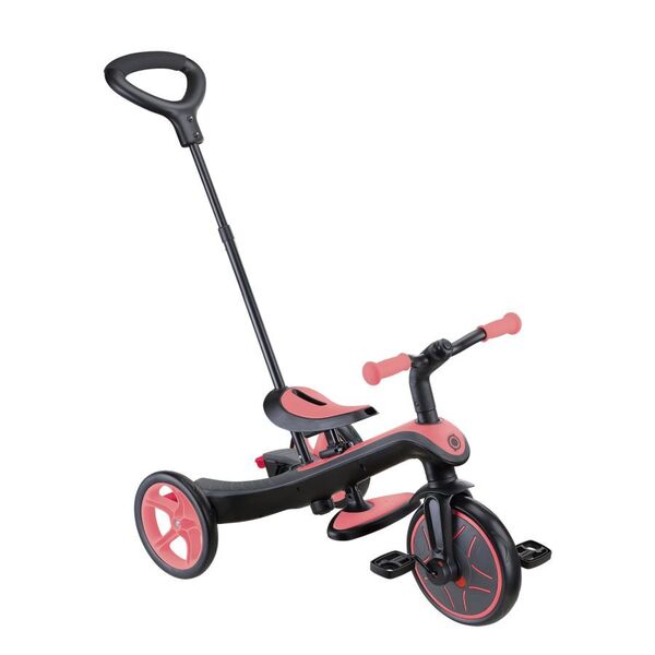 Tricycle évolutif Explorer 4en1 rose corail