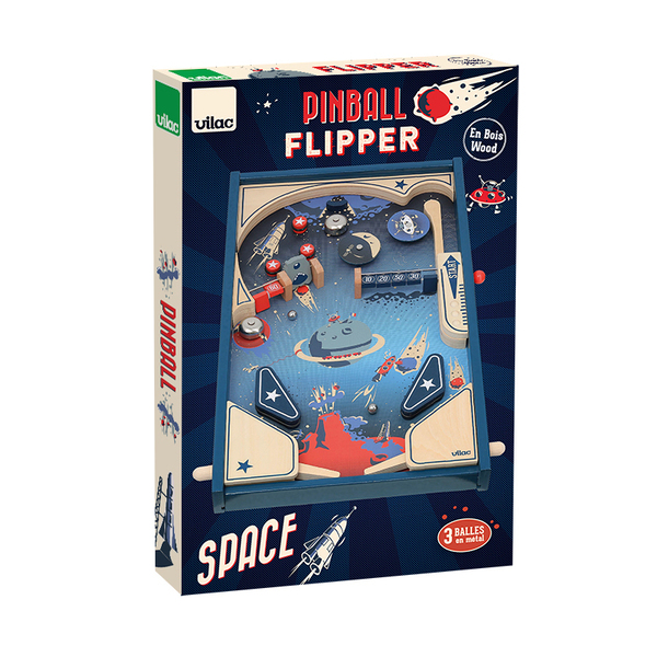 Flipper de l espace en bois
