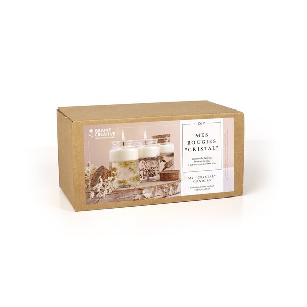 Kit DIY Mes bougies cristal