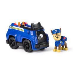 Véhicule et figurine de Chase - La Pat' Patrouille