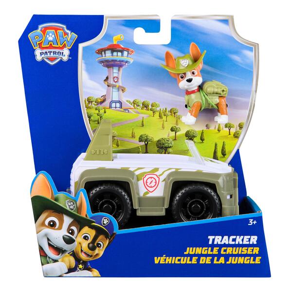 Véhicule et figurine Tracker - La Pat  Patrouille