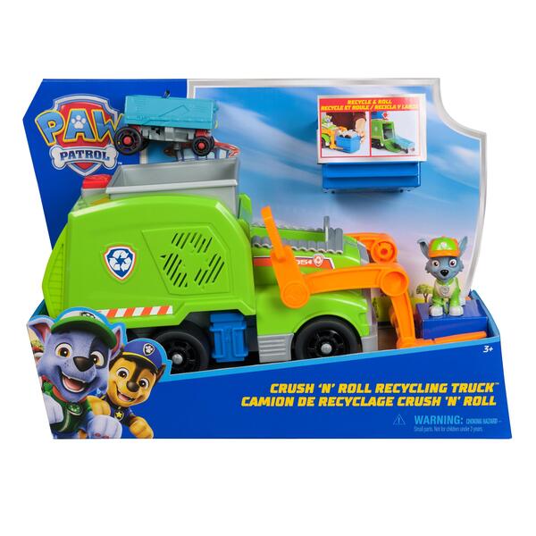 Camion de Recyclage Crush N Roll Rocky La Pat Patrouille