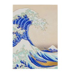 Carnet de notes vague Kanagawa Hosukai 