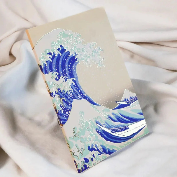 Carnet de notes vague Kanagawa Hosukai 