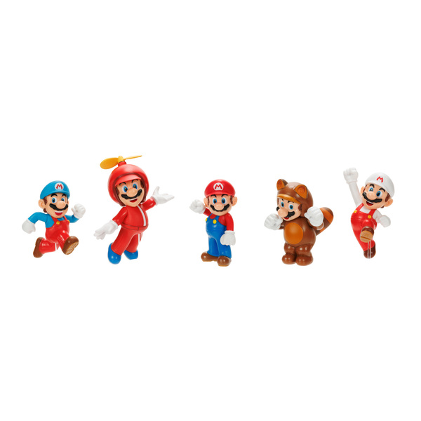 Coffret 5 figurines Mario 6cm