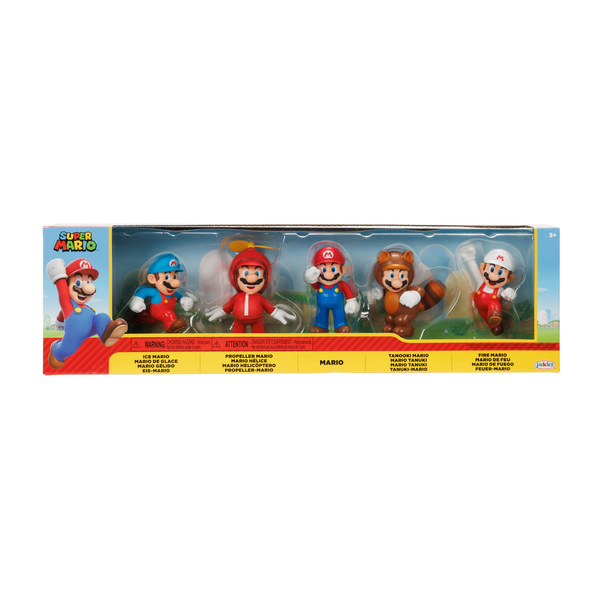 Coffret 5 figurines Mario 6cm