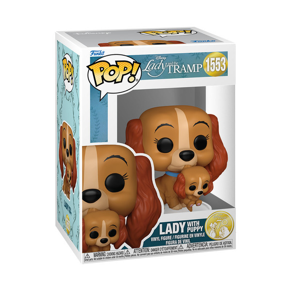 Figurine Lady avec un Chiot - Disney La Belle et le Clochard - Funko Pop - 1553 N0