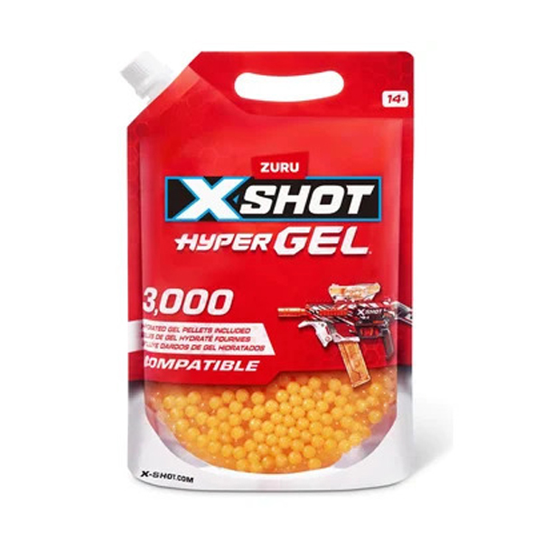 Recharge 3000 billes XSHOT Hyper Gel