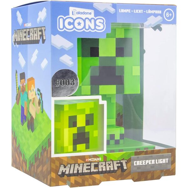 Lampe veilleuse Minecraft Creeper