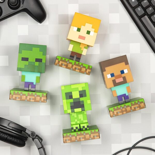 Lampe veilleuse Minecraft Creeper